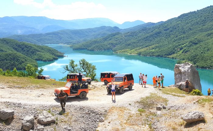 Jeep Safari in Bovilla Lake and Kruja